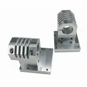 Gefräste Lagerböcke aus Aluminium für den Anlagenbau